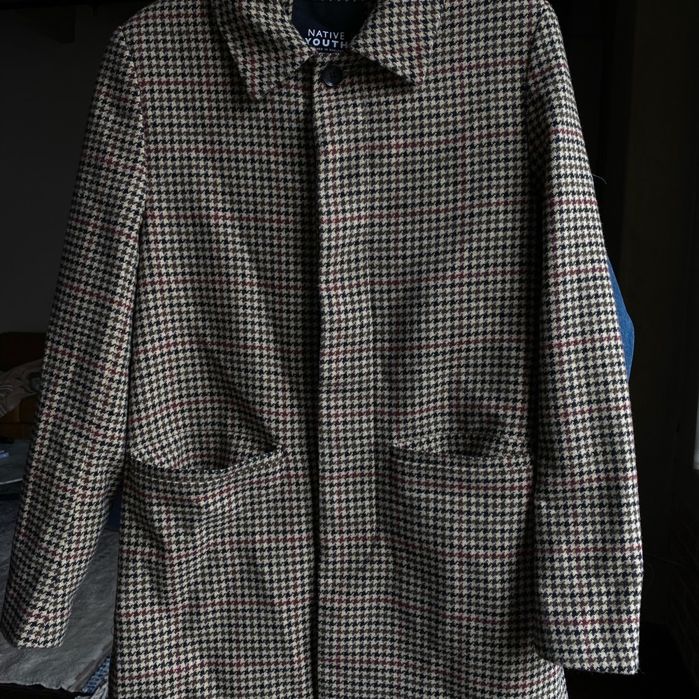 Plaid fall jacket
